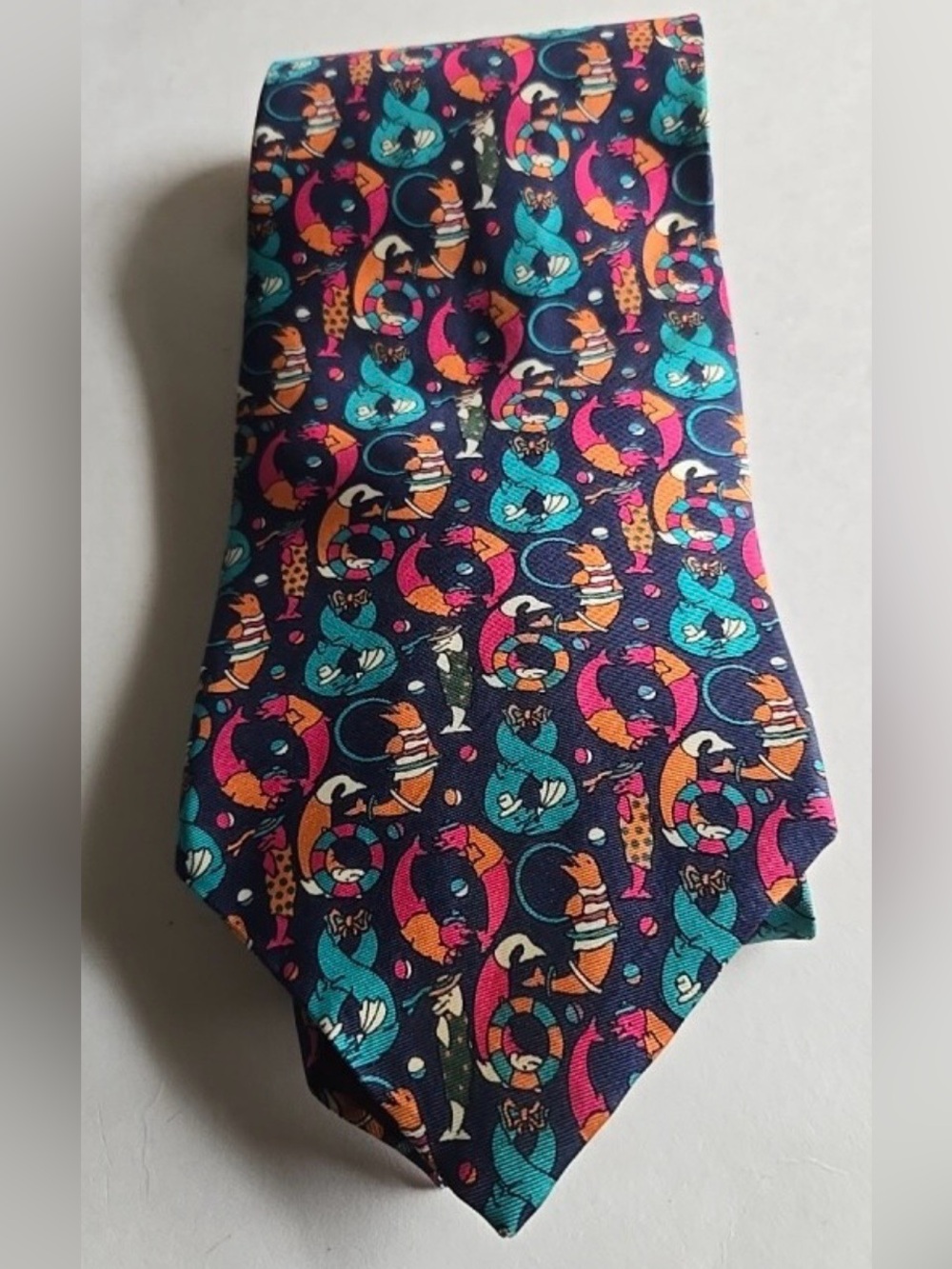 Christian Dior VINTAGE Monsieur Italian silk tie.